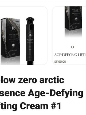 Arctic Essence Age-Defying Lifting Cream - Black